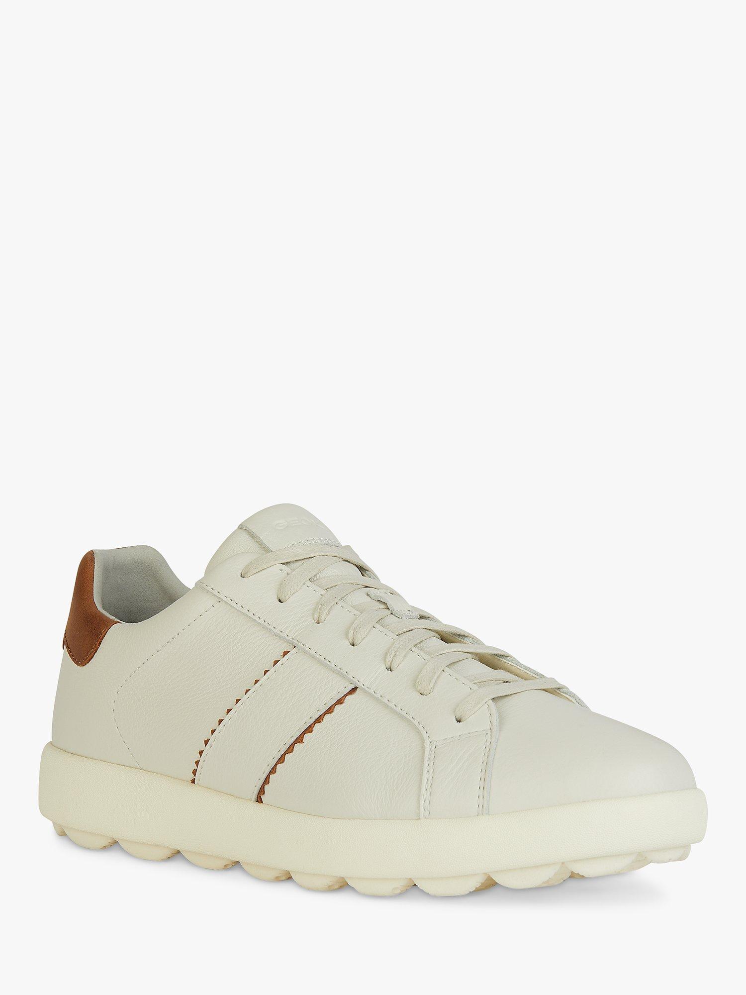 Product image 2 of 6, which shows Geox Spherica VS EC4 Trainers, White/Brown, EU39