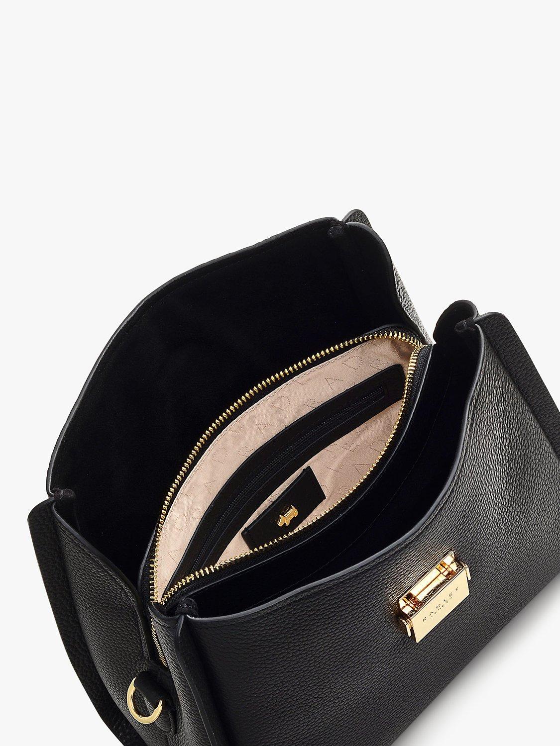 Radley Sloane Street Medium Ziptop Crossbody Bag, Black, One Size