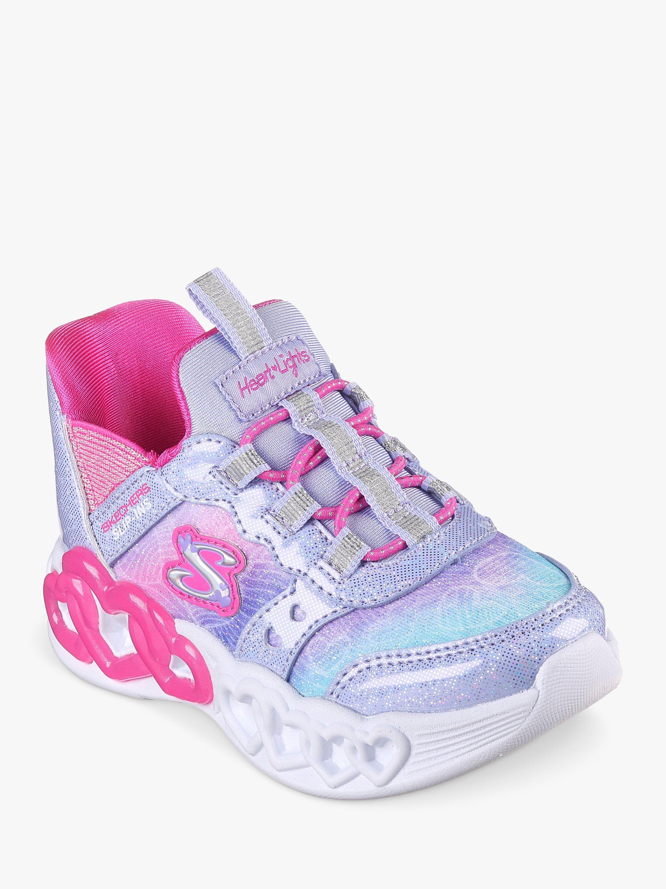 Skechers Kids Slip Ins Infinite Heart Light Up Trainers
