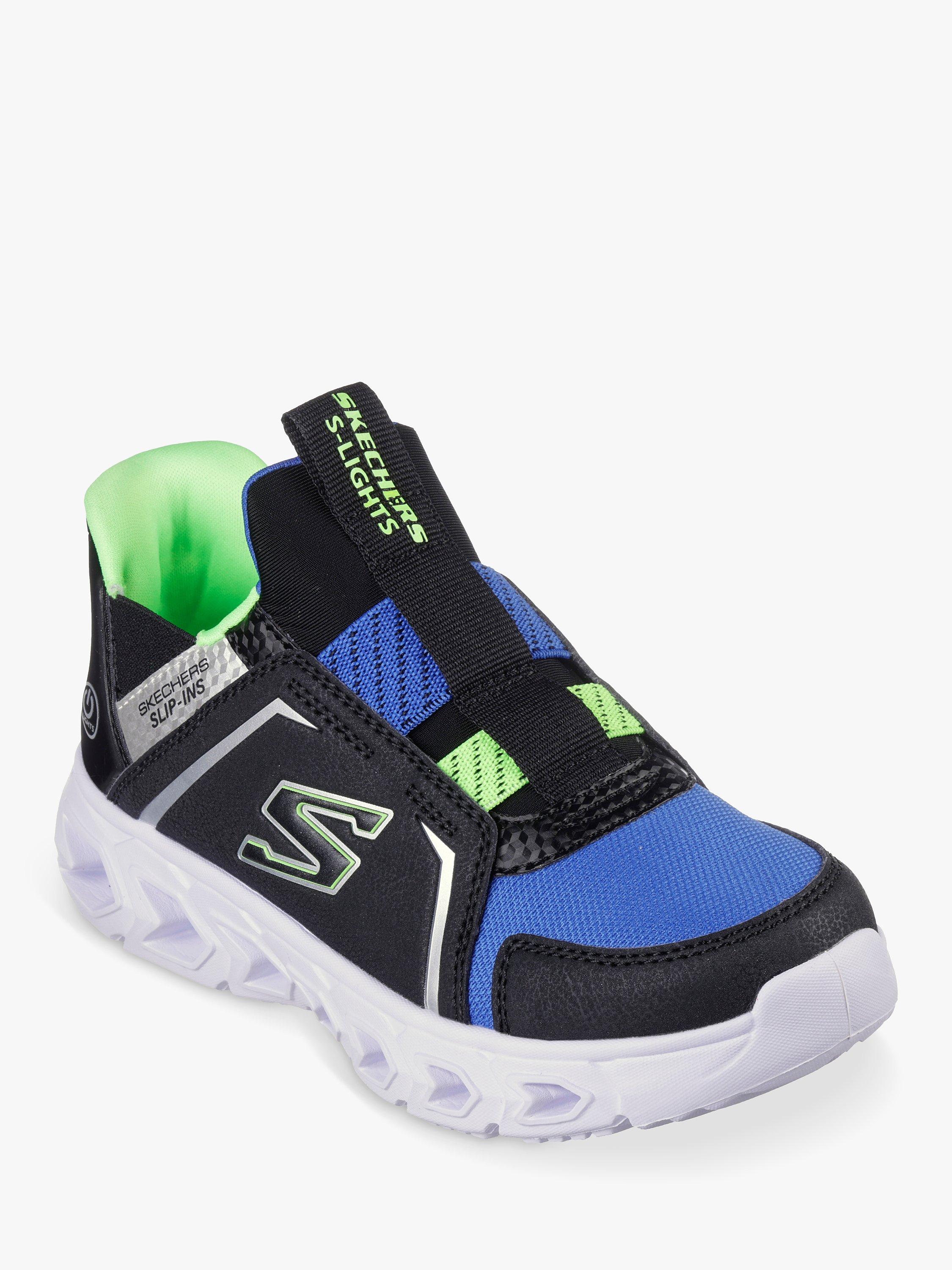 Skechers Kids Slip ins Hypno Flash 2.0 Brisk Brights Light Up Trainers Black