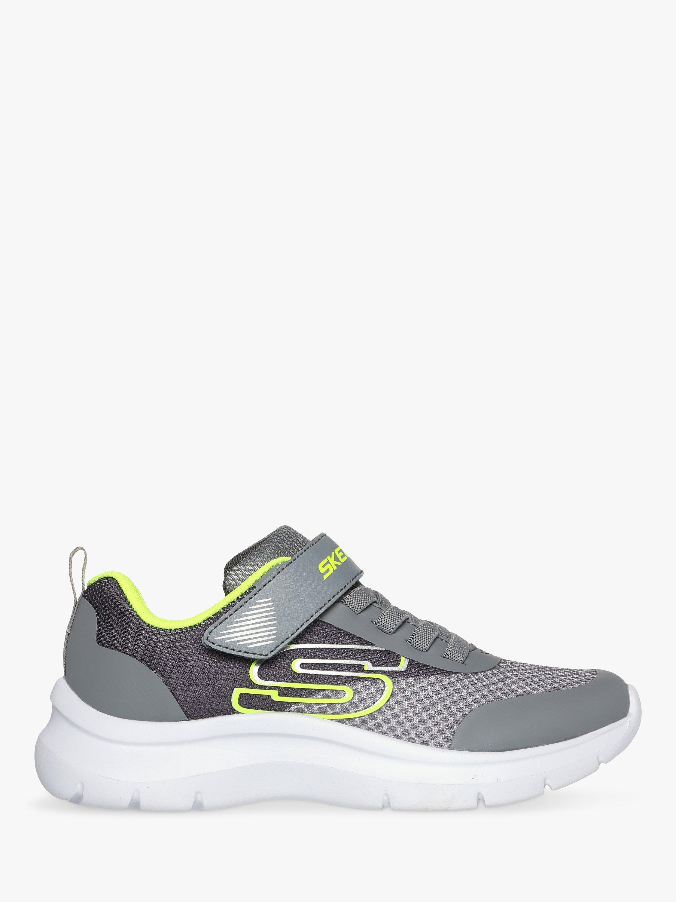 Skechers Kids' Skech Fast Solar Squad Trainers, Grey/Multi