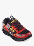 Skechers Kids' Skech Tracks Riptape Trainers, Red/Multi