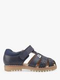 Start-Rite Kids' Dino Park Leather Sandals, Navy