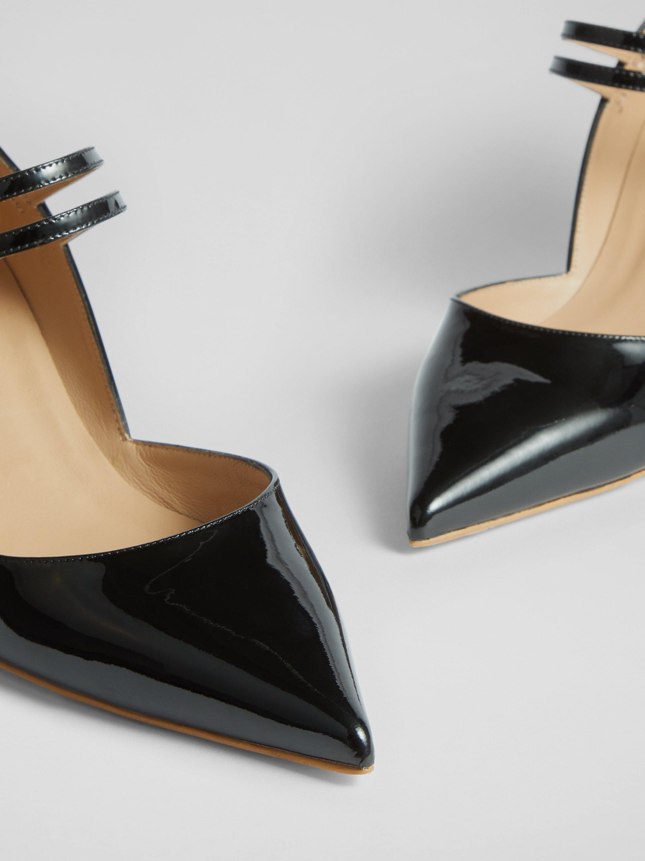 L.K.Bennett Savannah Patent Leather Court Shoes