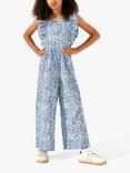 Angel & Rocket Kids' Animal Print Jumpsuit, Blue