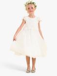 Angel & Rocket Kids' Esme Lace Bodice Dress, Ivory