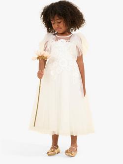 Angel & Rocket Kids' Anelise Cascade Lace Dress, White