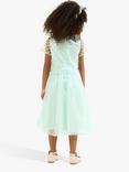 Angel & Rocket Kids' Beaded Tulle Dress, Sage