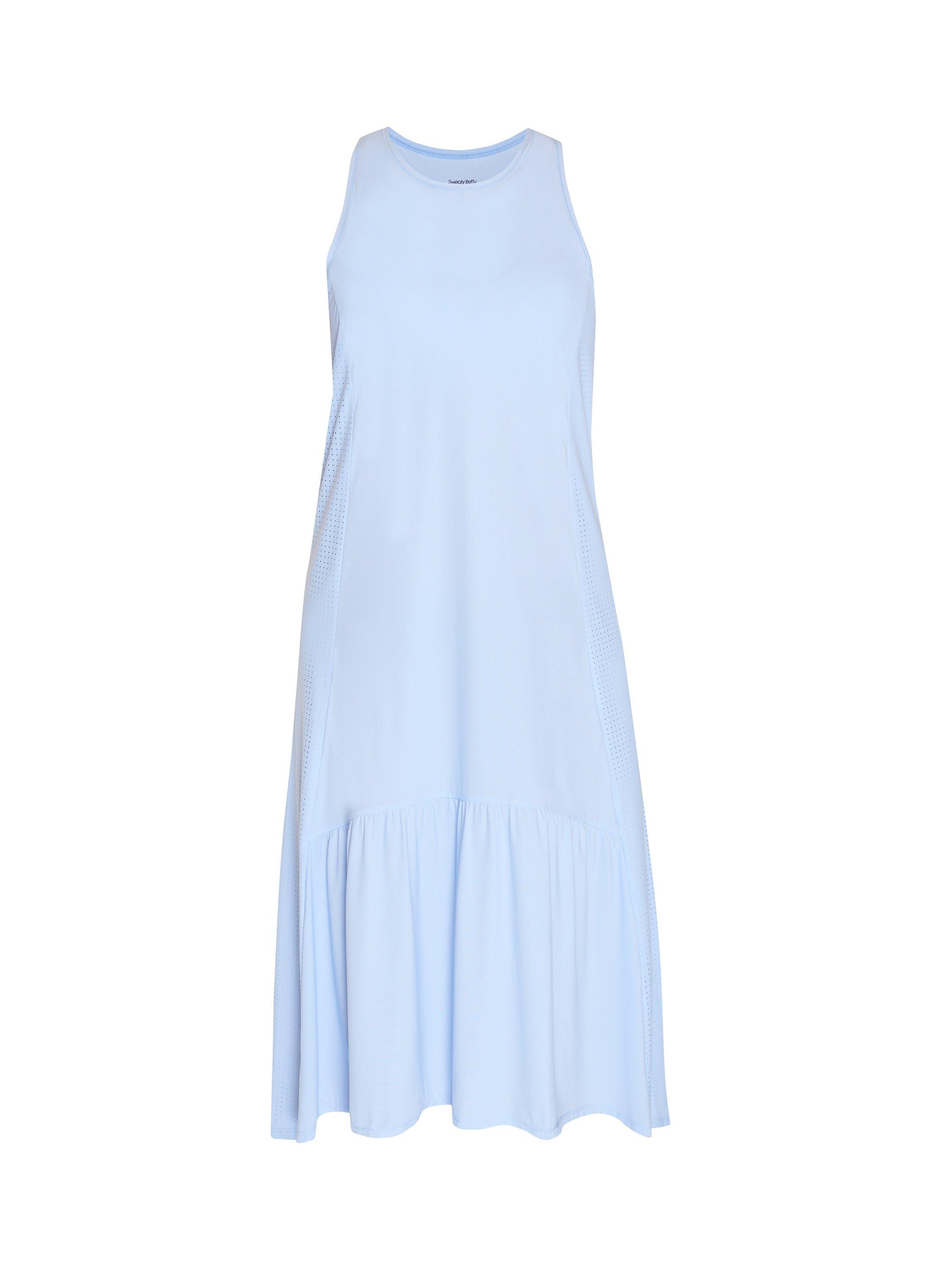 Sweaty Betty Explorer Ace Midi Dress, Breeze Blue, XS