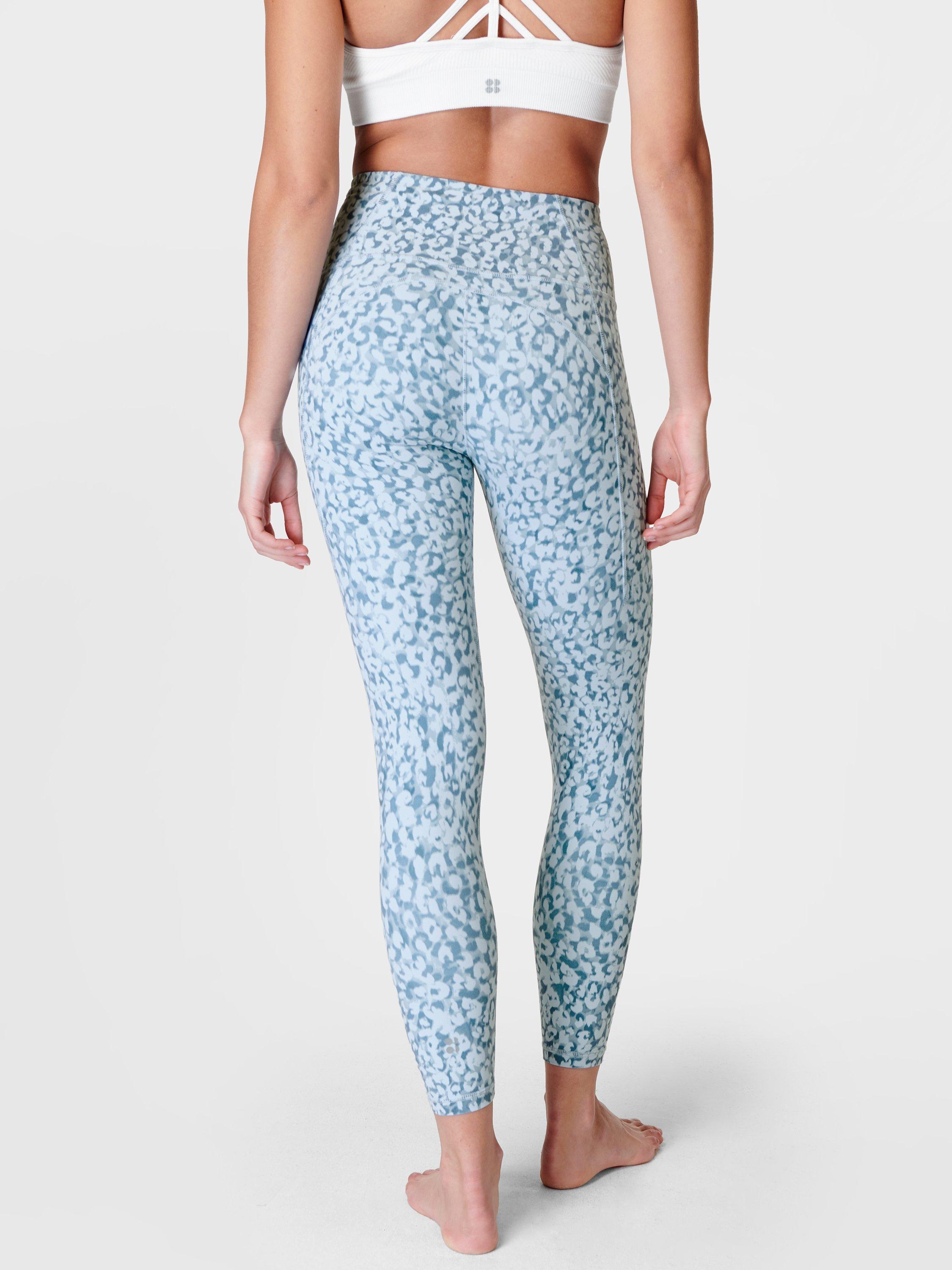 Leopard print yoga leggings on sale