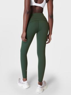 Sweaty Betty Power Workout Leggings - view 2, Trek Green