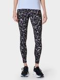 Sweaty Betty Power Workout Leggings, Black Elec Texture