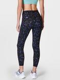 Sweaty Betty Zero Gravity 7/8 Running Leggings, Purple Marble