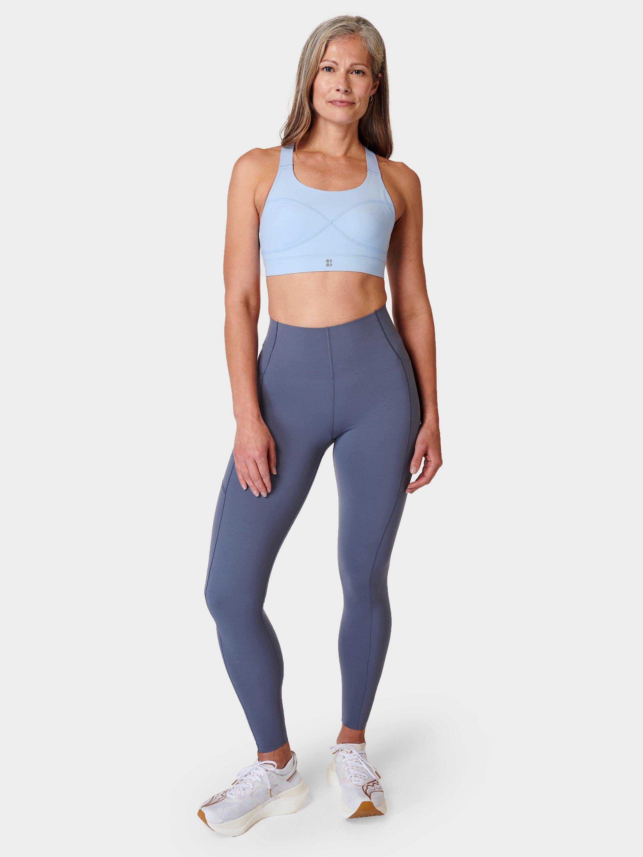 Product image 3 of 6, which shows Sweaty Betty Power Ultra Sculpt High Waisted Gym Leggings, Endless Blue, XXS