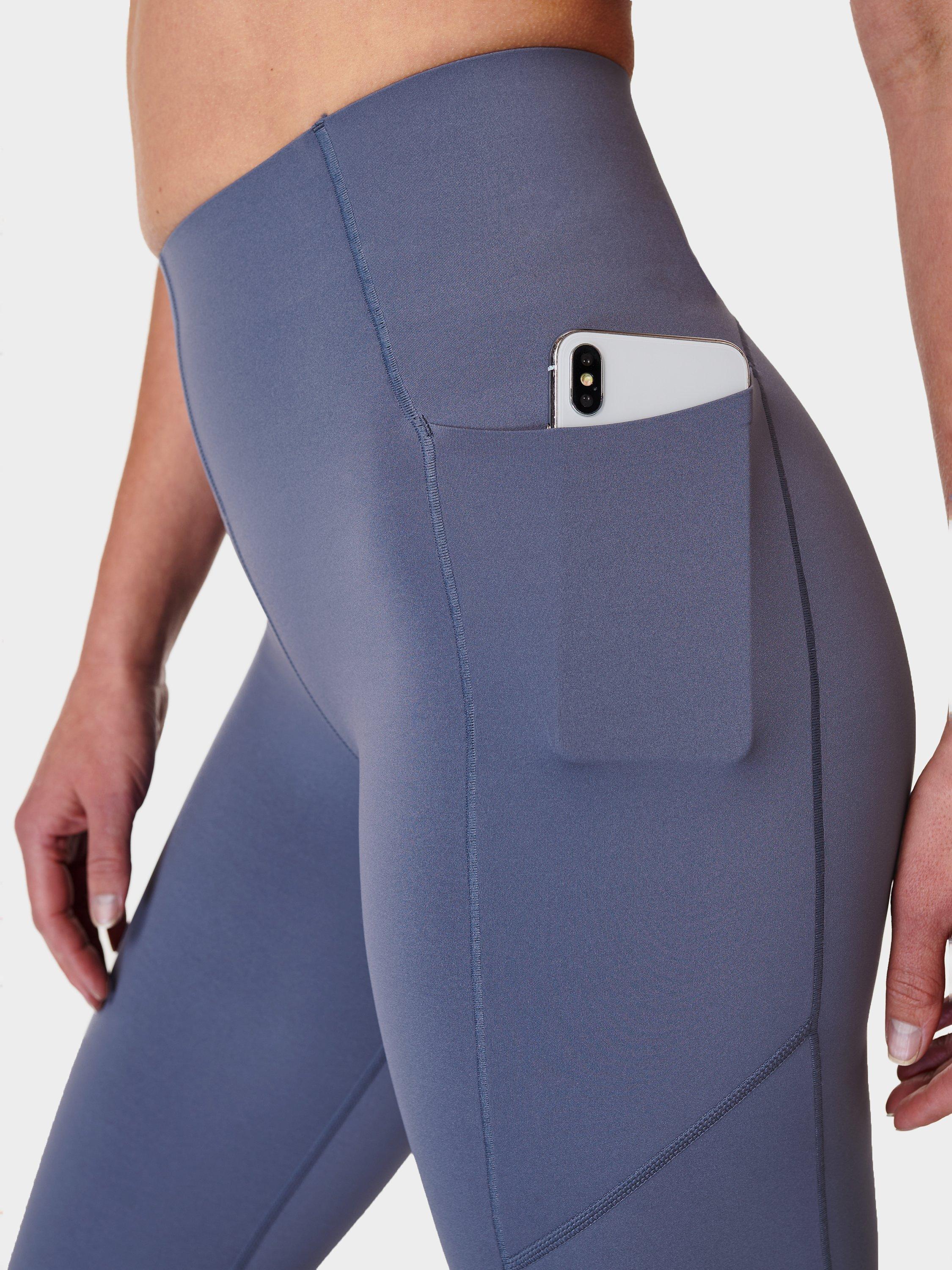 Product image 6 of 6, which shows Sweaty Betty Power Ultra Sculpt High Waisted Gym Leggings, Endless Blue, XXS