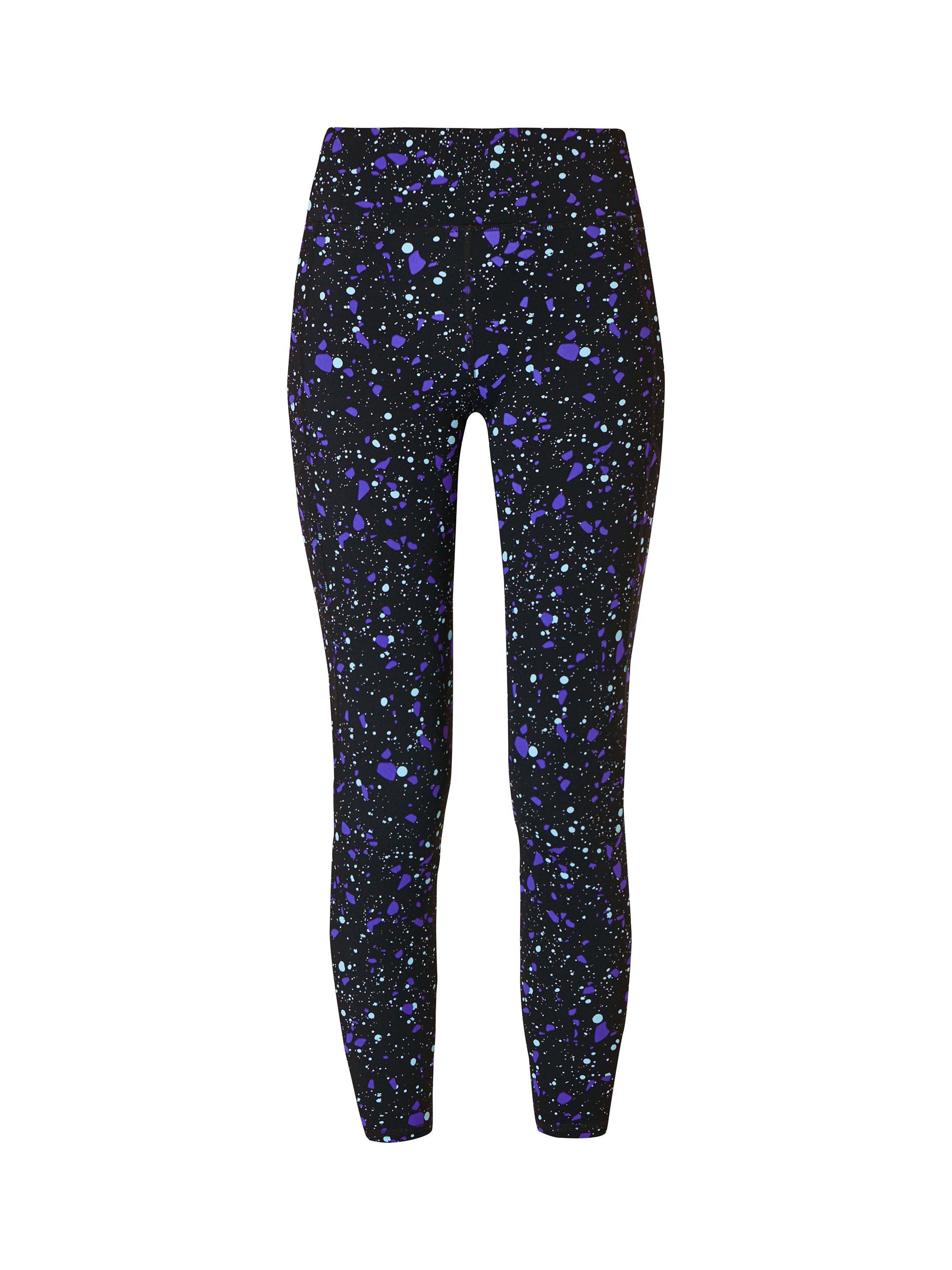 Sweaty Betty 27" Zero Gravity Running Leggings, Purple Marble