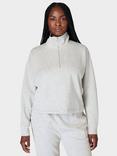 Sweaty Betty Sand Wash Funnel Neck Half Zip Sweatshirt