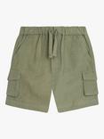 JoJo Maman Bébé Linen Blend Shorts, Khaki