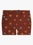 JoJo Maman Bébé Baby Safari Animal Shorts, Brown