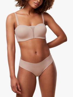 Triumph Flex Smart High Leg Brazilian Briefs, Soft Praline