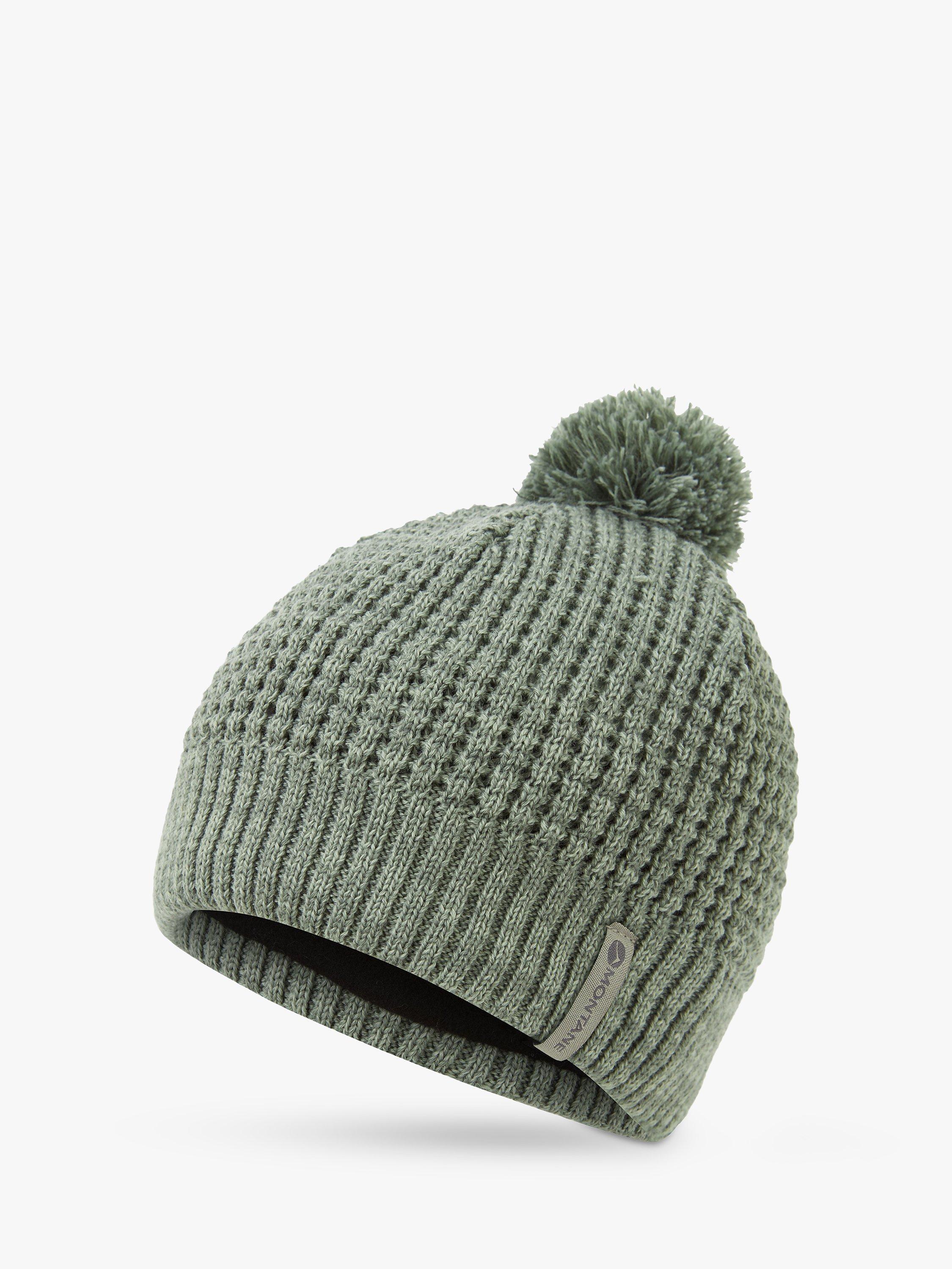 Montane Pip Merino Wool Blend Bobble Hat, Eucalyptus, One Size