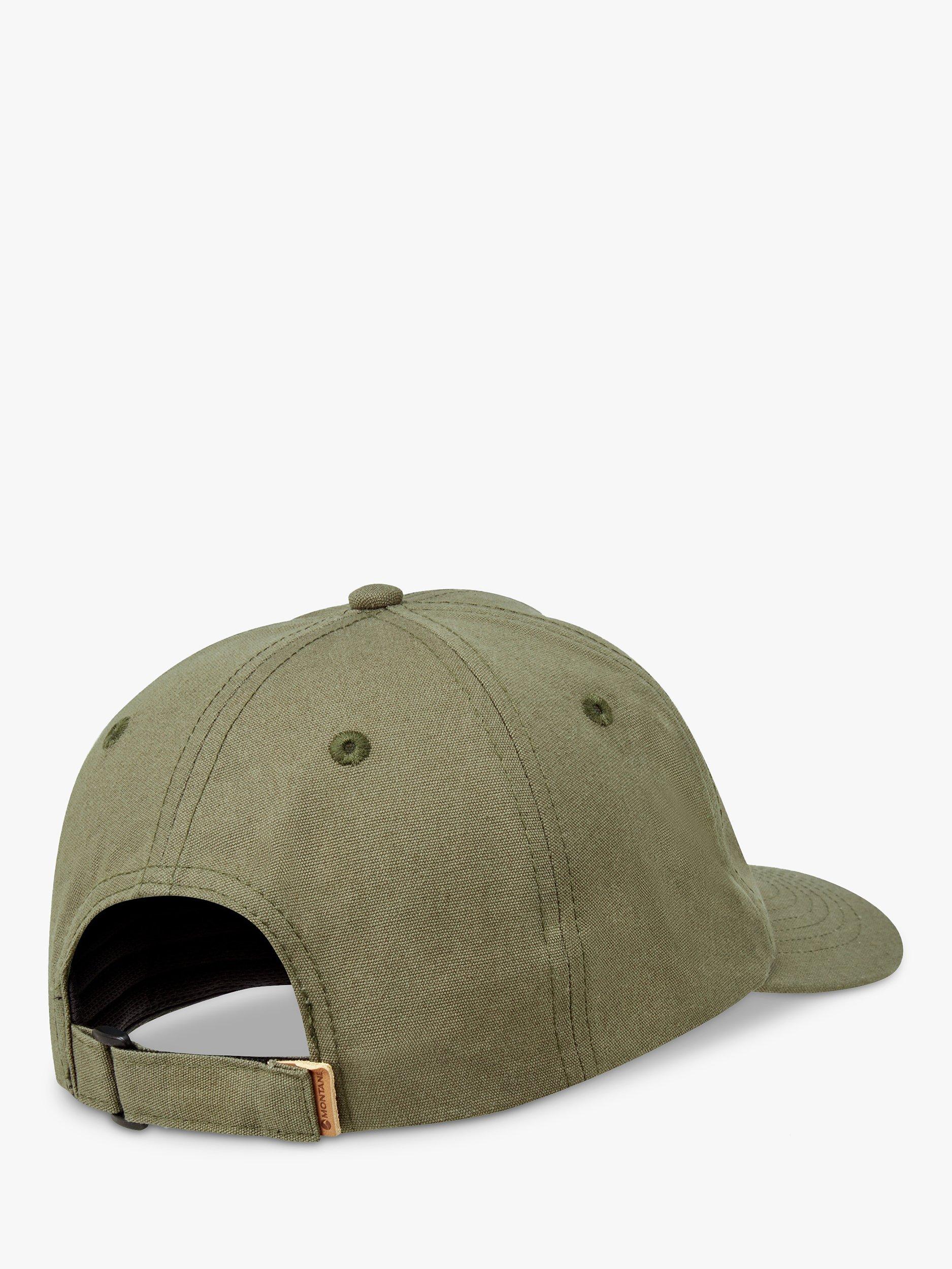Product image 2 of 2, which shows Montane Canvas Basecamp Trucker Hat, Kelp Green, One Size