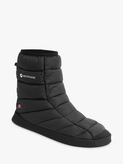 Montane Women's Icarus Hut Recycled Boot Style Slippers, Black