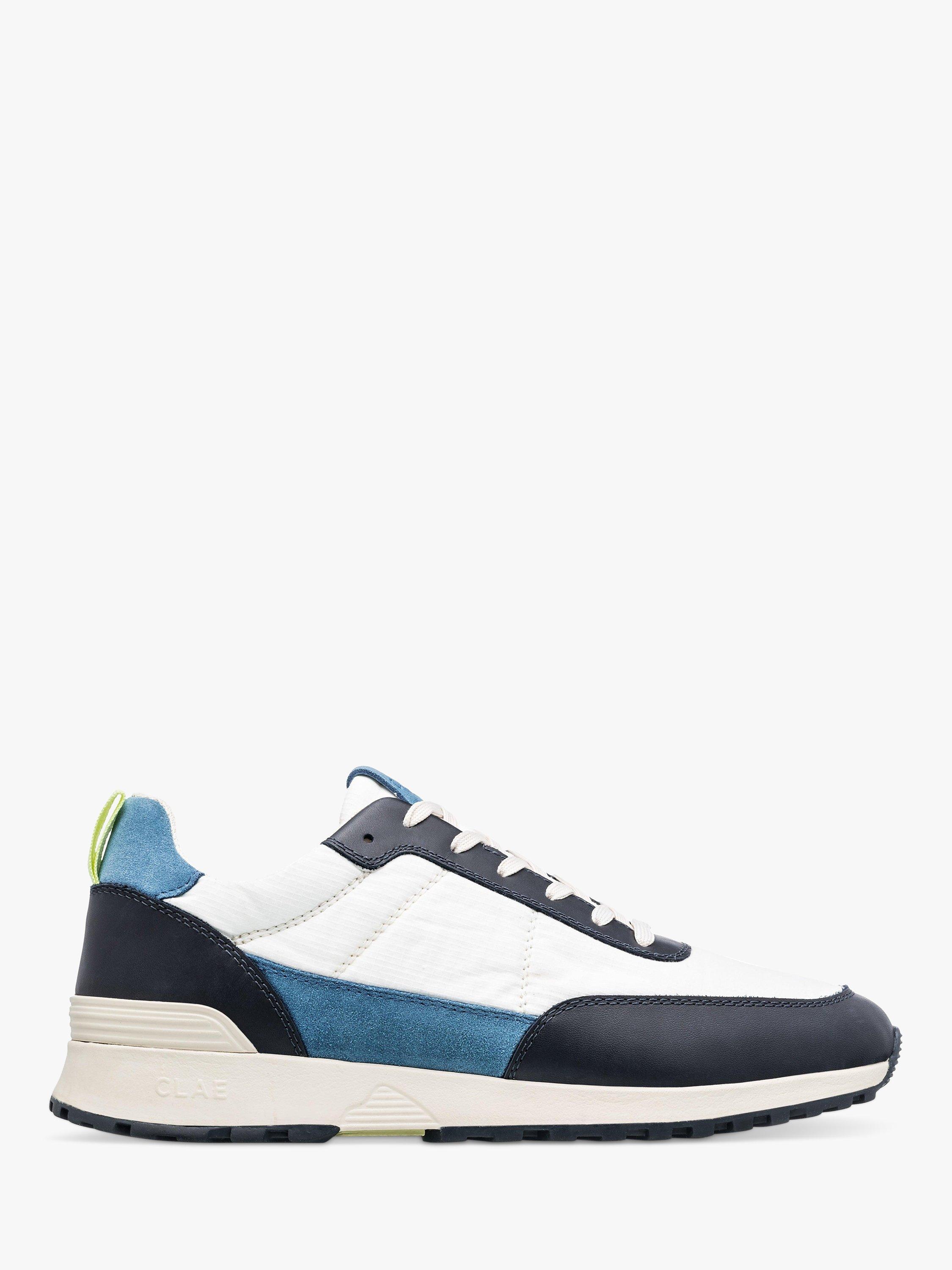 CLAE Chino Lace Up Trainers, Navy/Off-White, 9.5