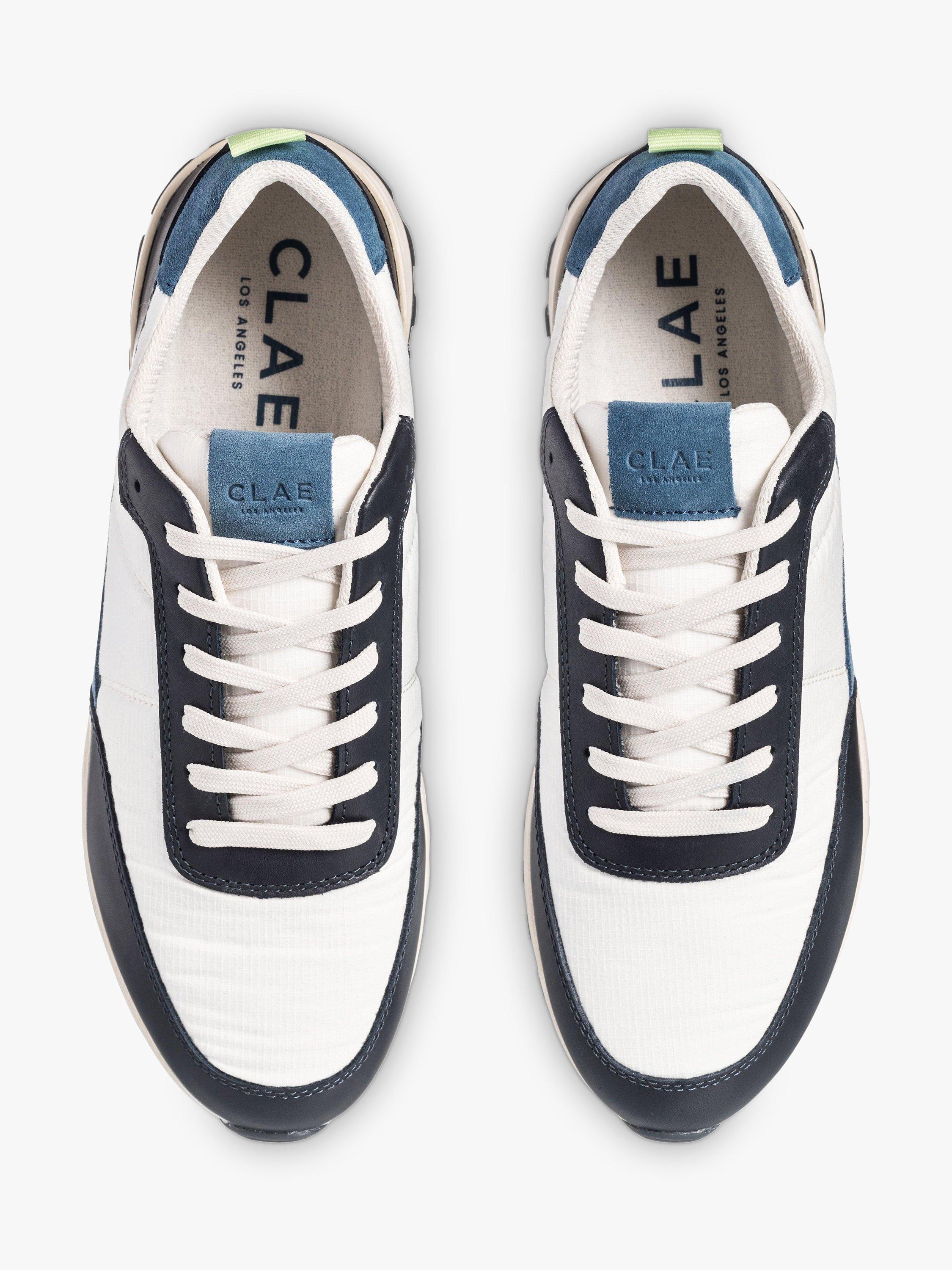 Product image 4 of 5, which shows CLAE Chino Lace Up Trainers, Navy/Off-White, 9.5