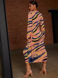 Chi Chi London Abstract Knit Midi Dress, Multi