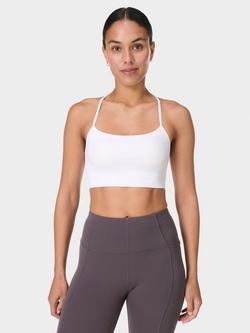 Sweaty Betty Spirit Restored Yoga Sports Bra, White