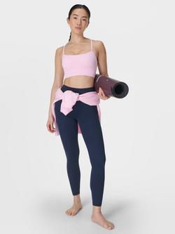 Sweaty Betty Spirit Restored Yoga Sports Bra - view 2, Nerine Pink