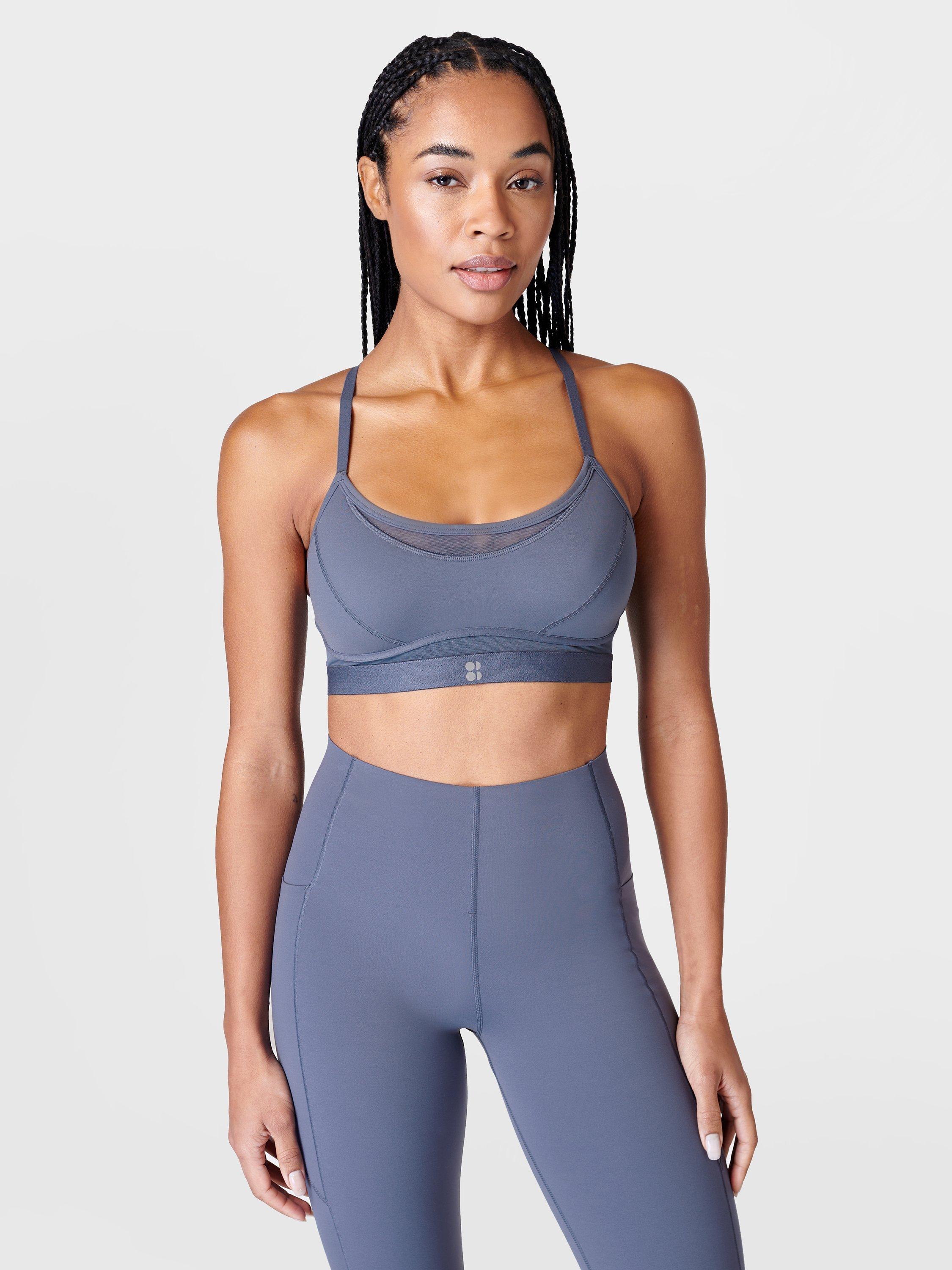 Sweaty Betty Icon Studio Sports Bra, Endless Blue, XXS