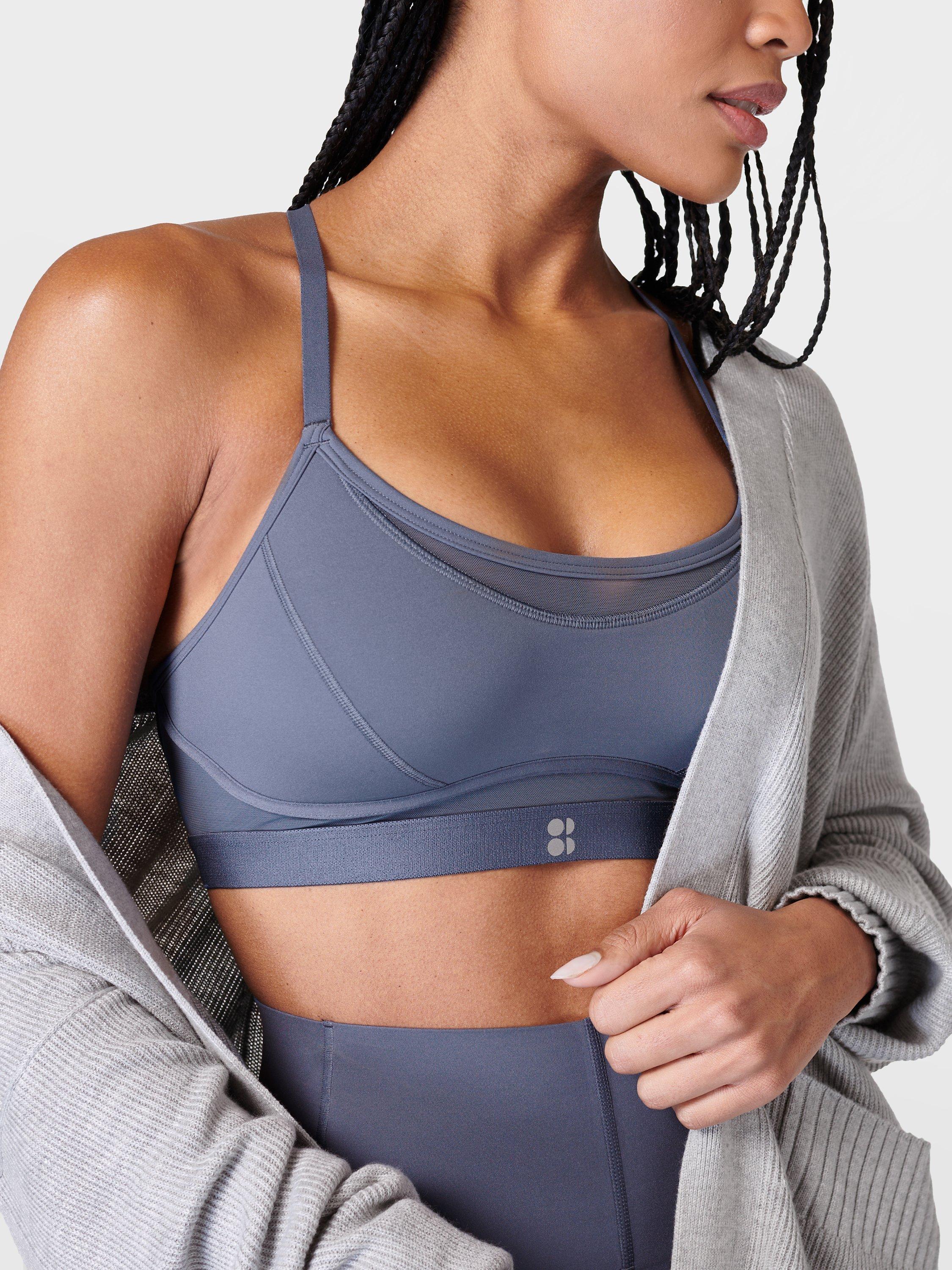 Sweaty Betty Icon Studio Sports Bra, Endless Blue, XXS