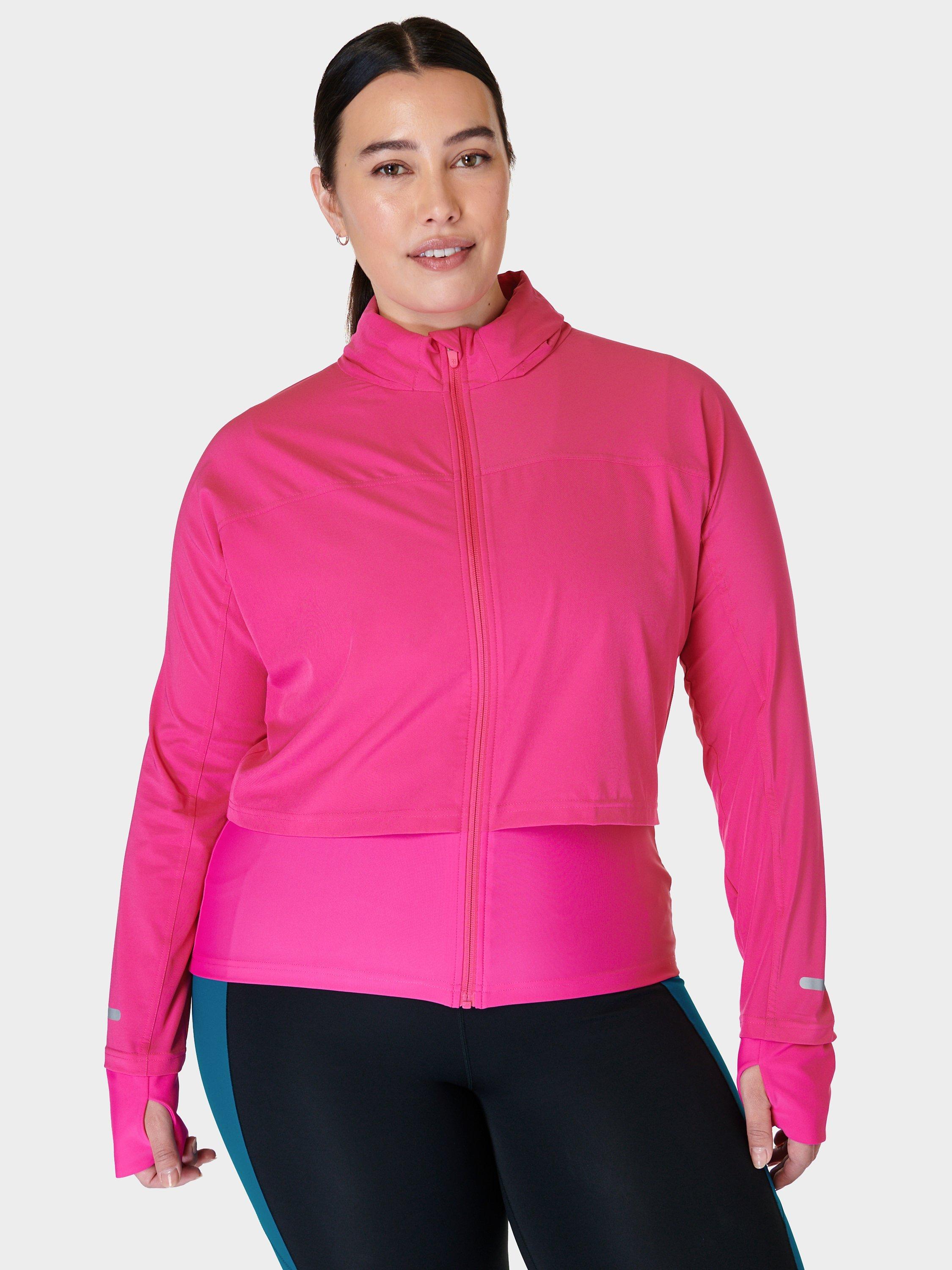 Sweaty Betty Fast Track Running Jacket Beet Pink