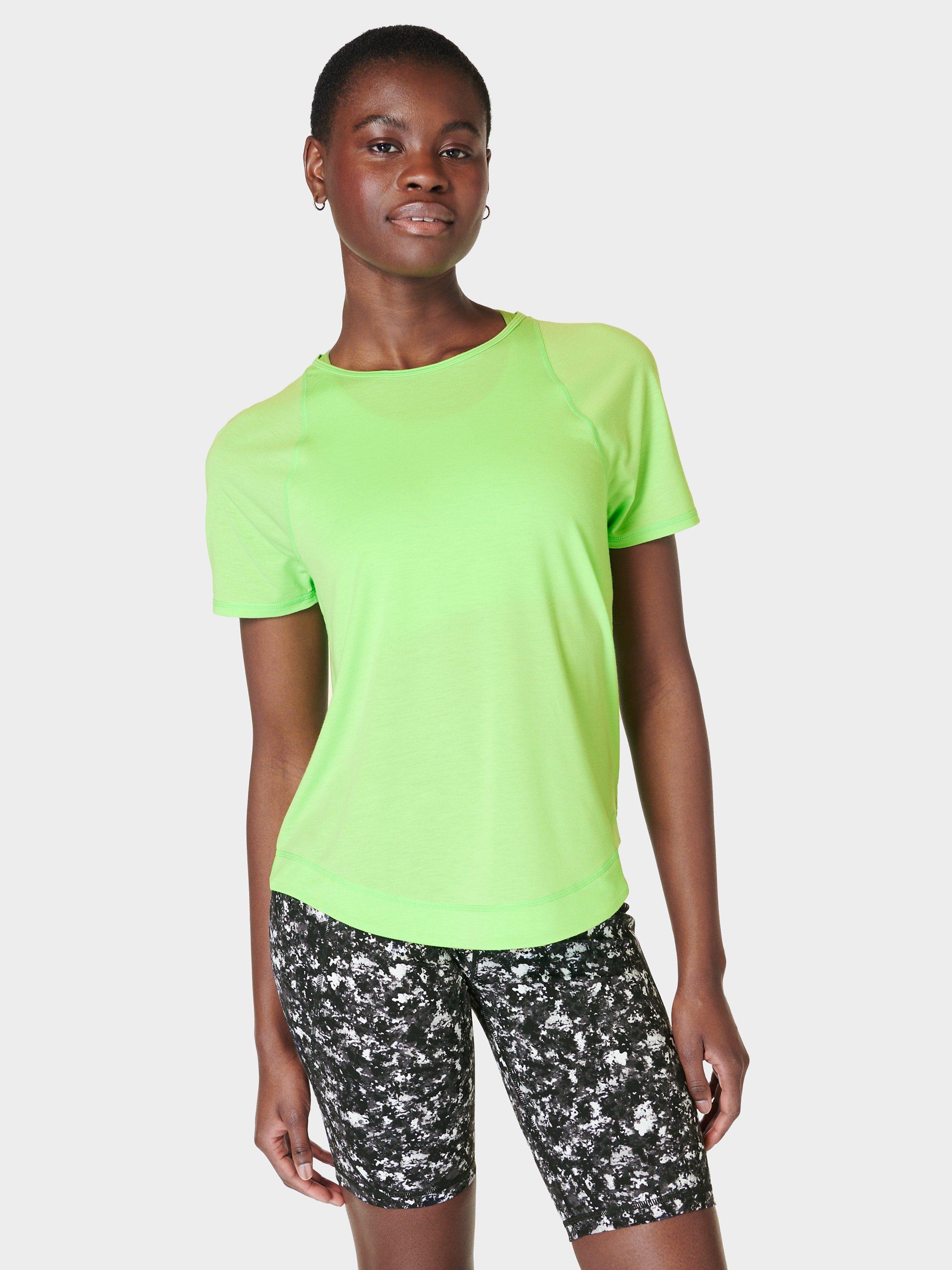 Sweaty Betty Breathe Easy T-Shirt, Zest Green