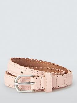 John Lewis Kids' Scalloped Belt, Pink, Pink