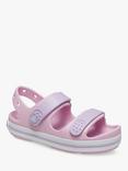 Crocs Kids' Crocband™ Cruiser Sandals, Pink/Lilac