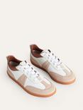 Boden Erin Retro Tennis Trainers, White Mix