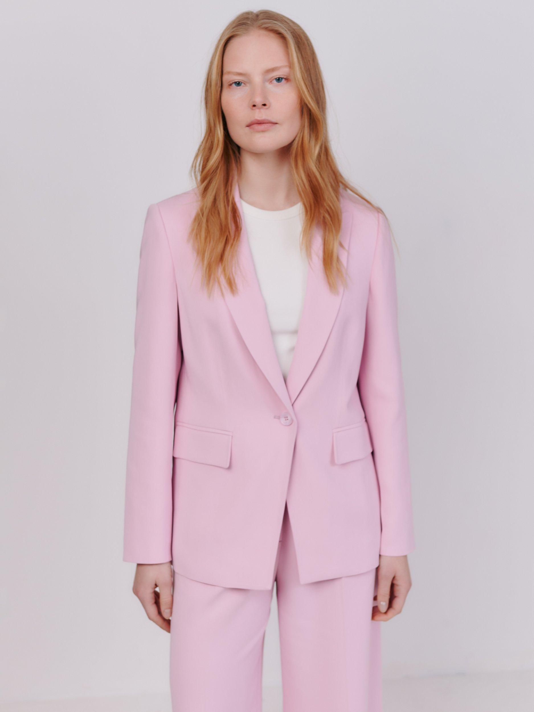 VIVERE Tyler Comfort Fit Tailored Blazer, Pink