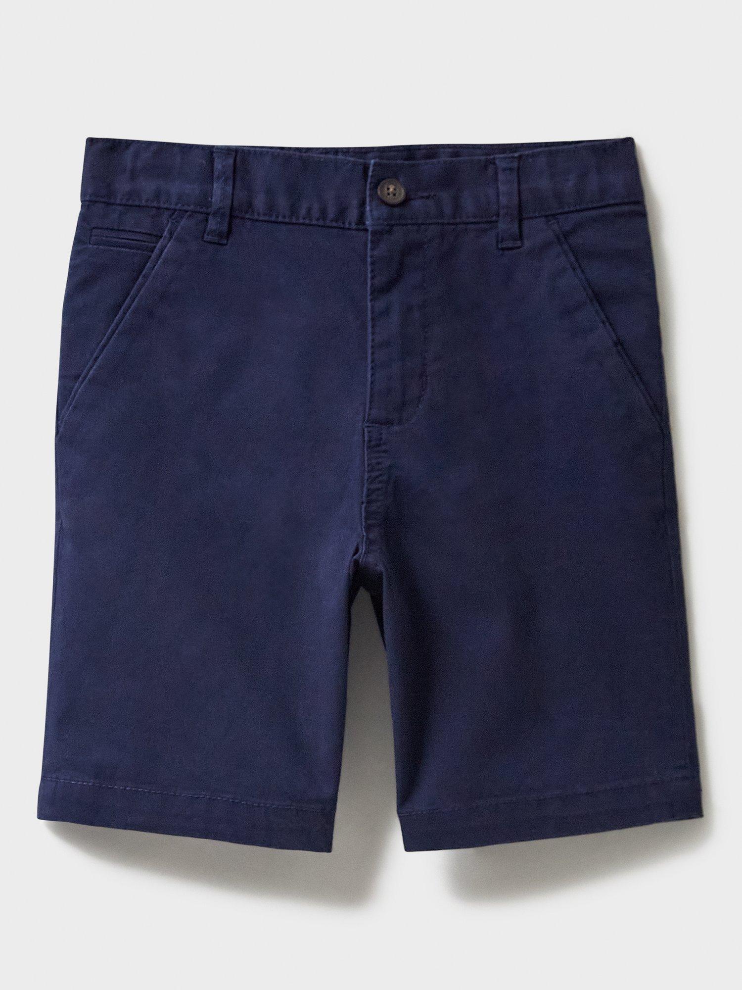 Product image 1 of 3, which shows Crew Clothing Kids' Classic Bermuda Shorts, Dark Blue, 8-9 years
