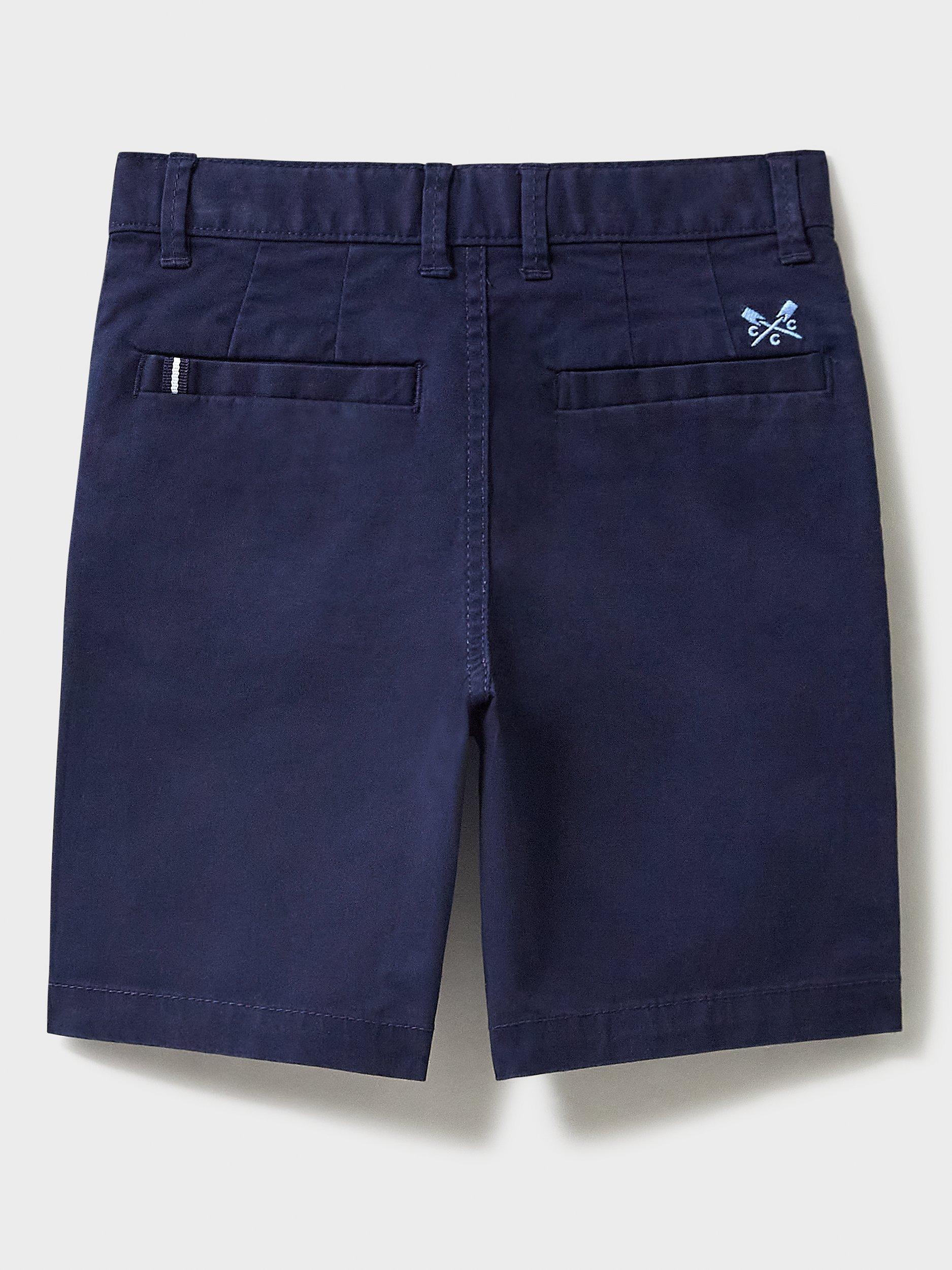 Product image 3 of 3, which shows Crew Clothing Kids' Classic Bermuda Shorts, Dark Blue, 8-9 years