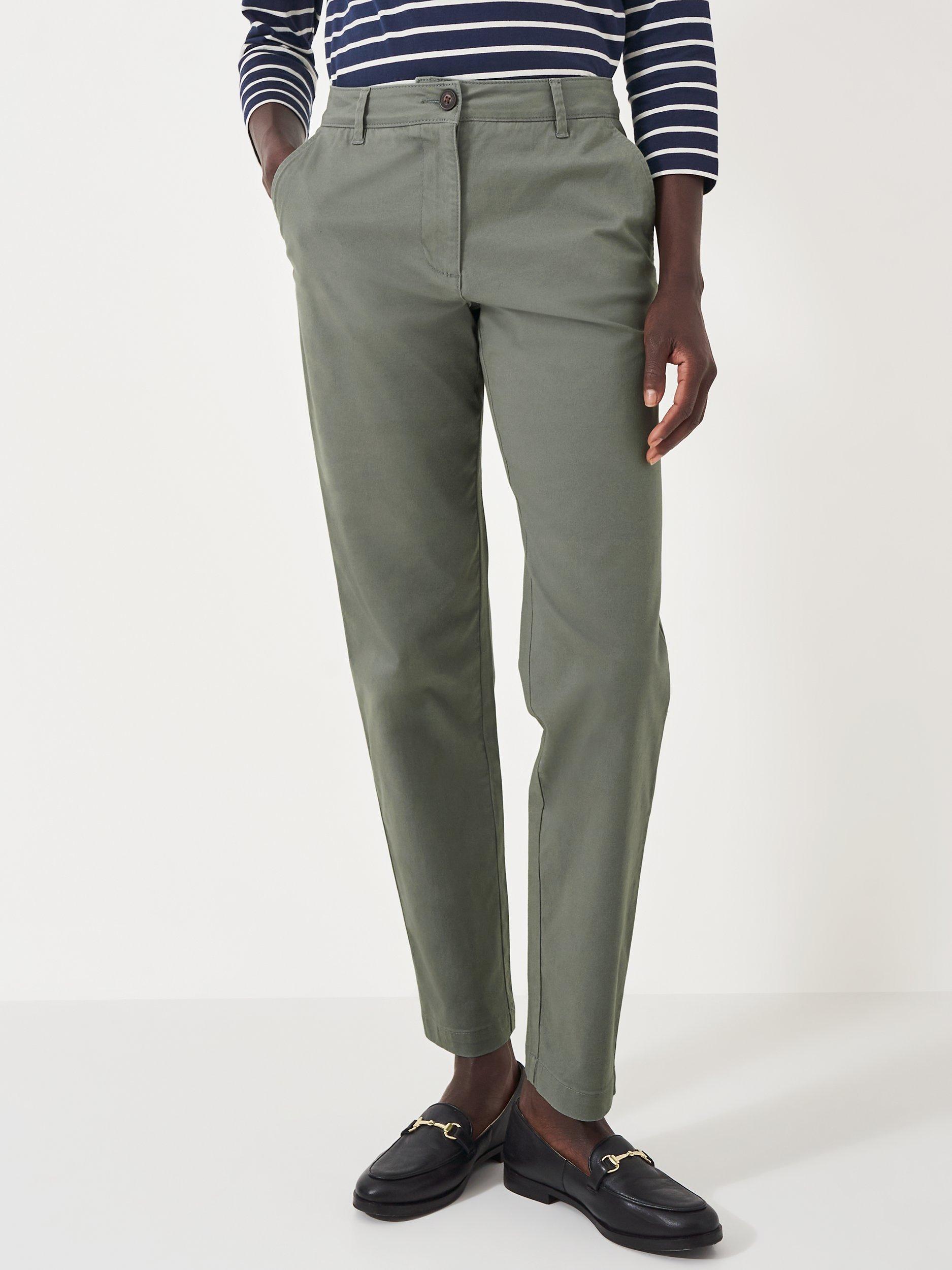 Crew Clothing Classic Cotton Blend Chinos, Khaki