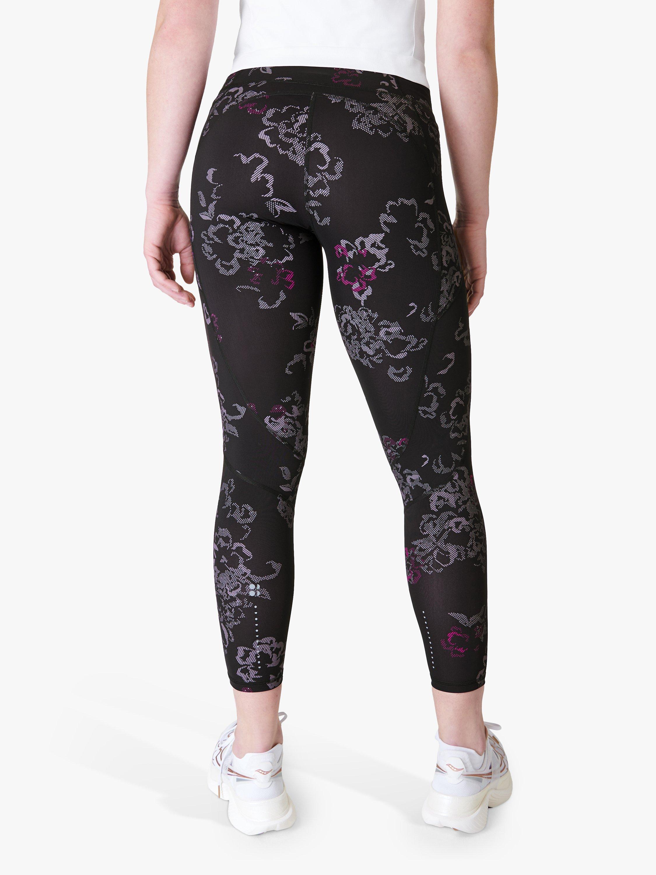 Product image 2 of 7, which shows Sweaty Betty Zero Gravity Leggings, Black Floral, XS