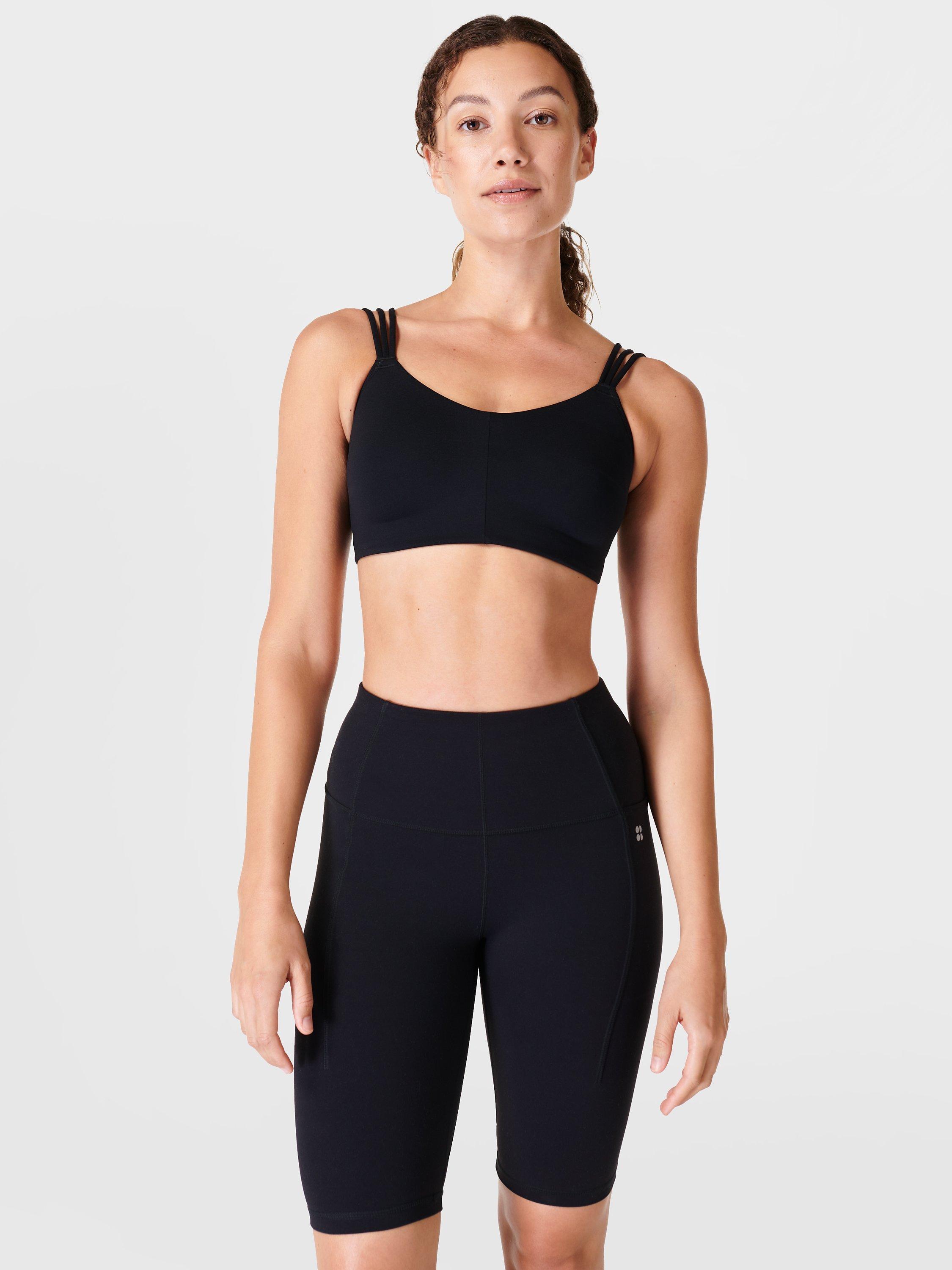 Sweaty Betty Oh So Soft Yoga Sports Bra Black