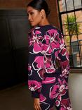 Chi Chi London Abstract Floral Print Jumper, Multi