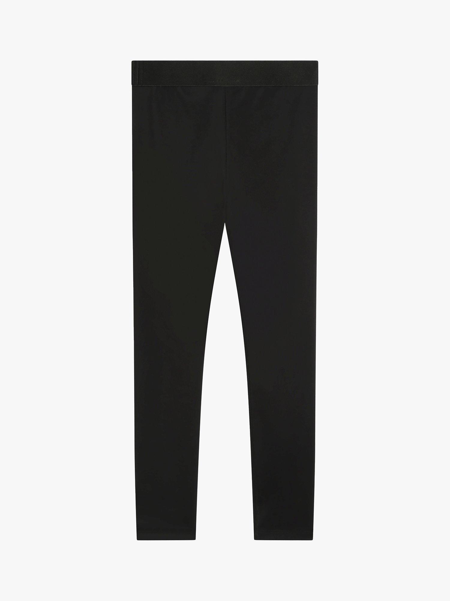 Product image 2 of 3, which shows BOSS Kids' Glossy Logo Leggings, Black, 4 years