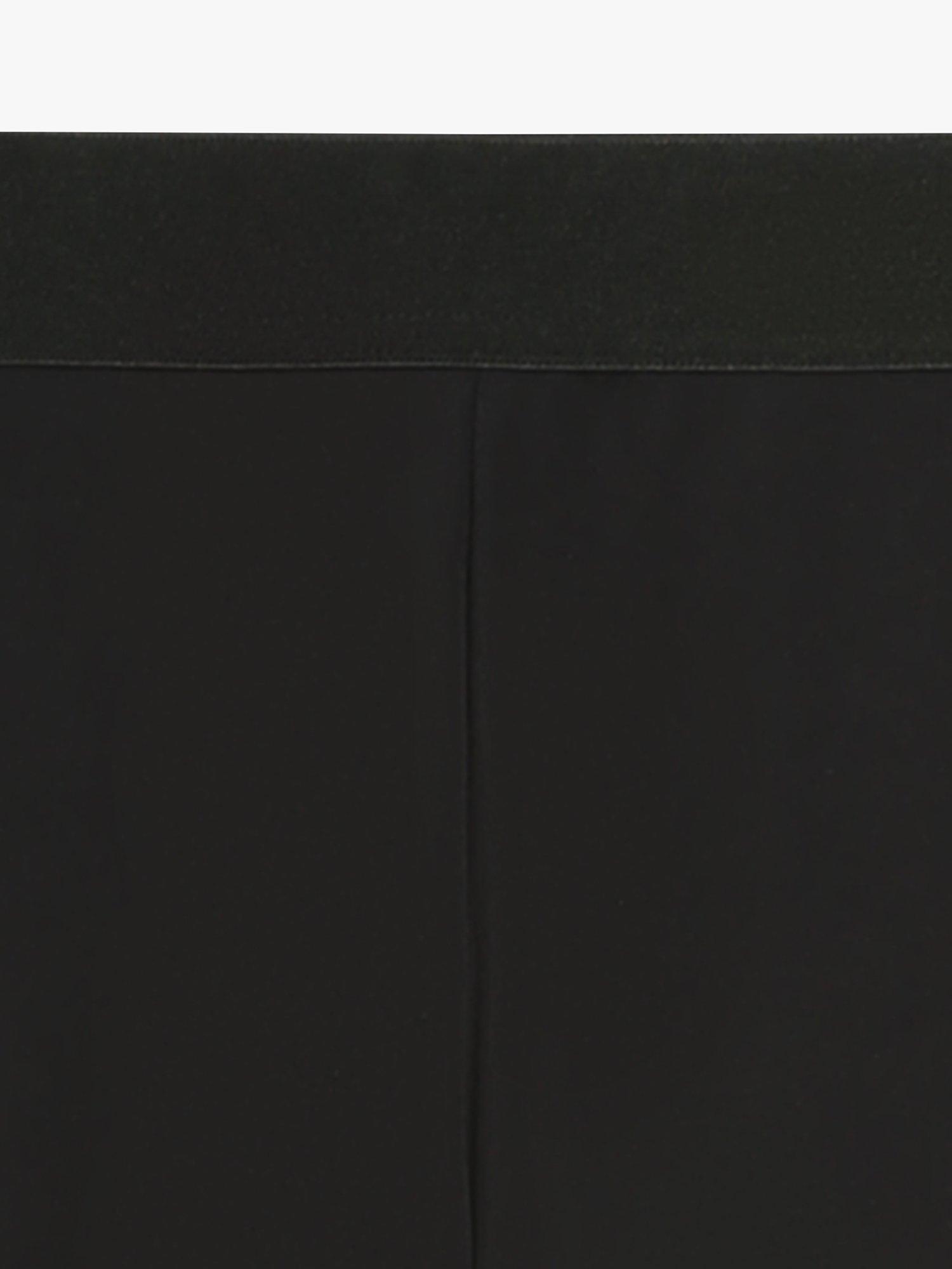 Product image 3 of 3, which shows BOSS Kids' Glossy Logo Leggings, Black, 4 years