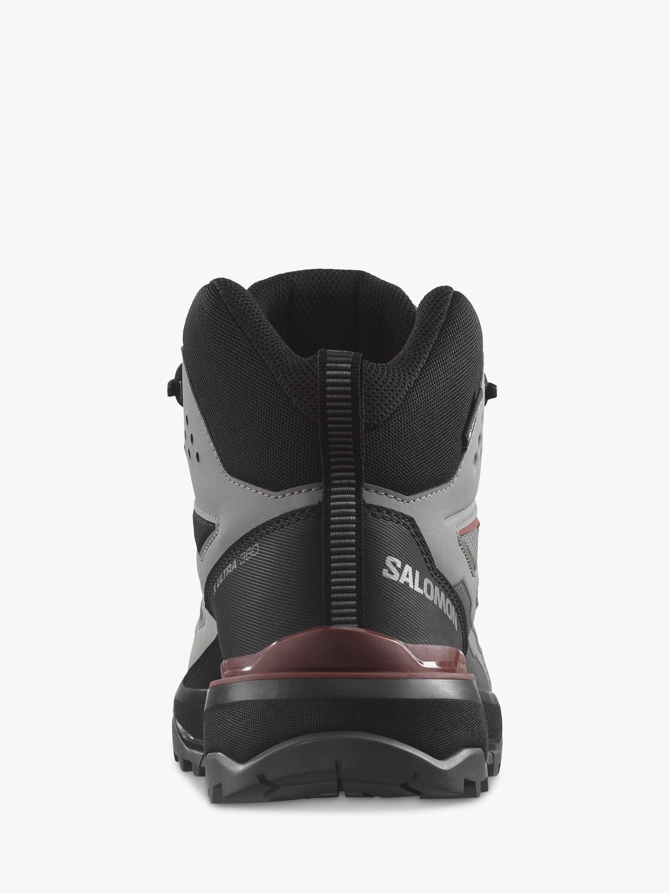 Salomon X Ultra 360 Mid Gore-Tex Men's Boots, Pewter/Black, 7.5
