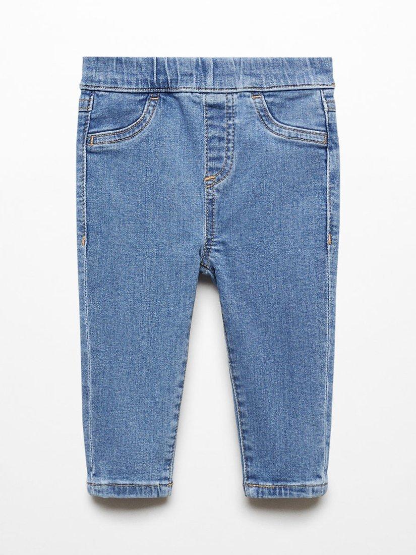 Mango Kids' Carmen Jeans, Medium Blue